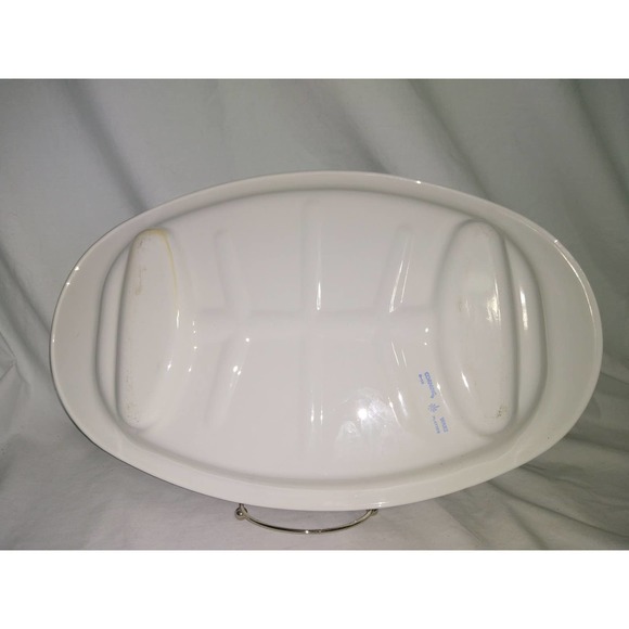 Corningware blue cornflower P-19 broiler platter - Picture 4 of 5